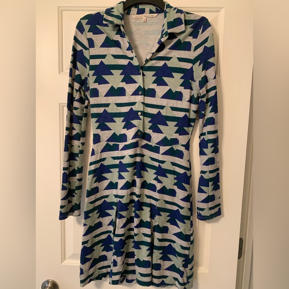 Rachel Roy geometric print dress